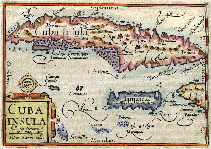 Cuba Insula 1597 Kaerius